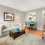 Living room; dining area