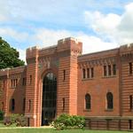 Old State Armory at 135 North Main Street is now police headquarters